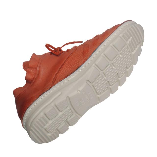 【靴のHOSHIKAWA】  『A-OK 7311』 エーオーケー ブーティー 21.5cm〜25cm EEEE トマト レディース レースアップ ショート丈 国産 幅広 軽量 秋冬