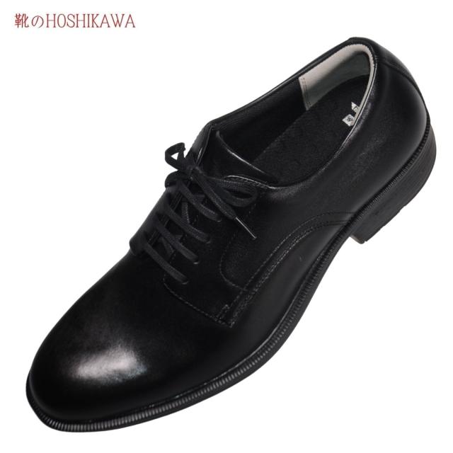 【靴のHOSHIKAWA】  『BALANCE WORKS BW4644』 バランスワークス ブラック 24.5cm〜28cm EEE ビジネスシューズ メンズ 透湿防水 抗菌防臭 レースアップ 本革