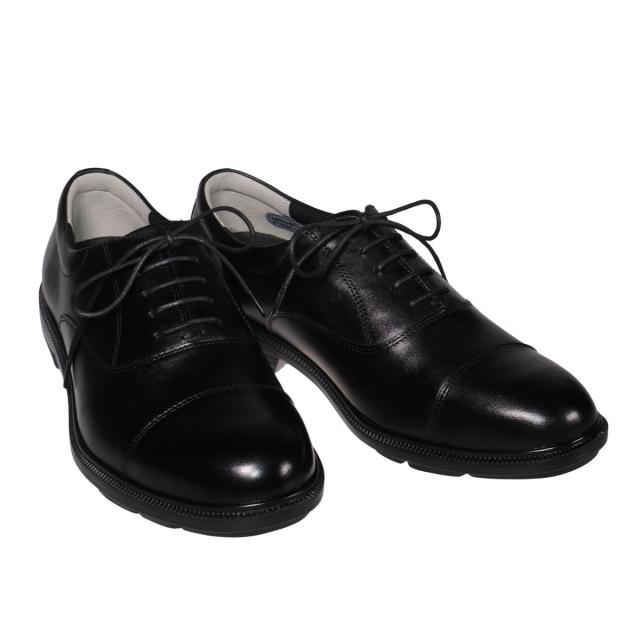 【靴のHOSHIKAWA】  『BALANCE WORKS BW4621』 バランスワークス ブラック ビジネスシューズ メンズ 24.5cm〜30cm EEEE レースアップ 本革 抗菌防臭 幅広