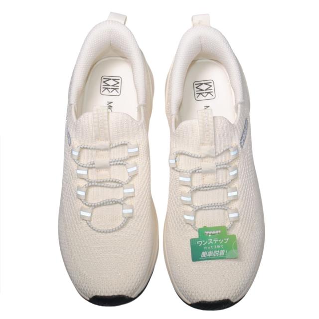 MK MICHEL KLEIN スニーカー ホワイト 24.5cm MICHEL KLEINワン