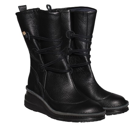 【靴のHOSHIKAWA】  『MOVEO 0241』 モベオ ミドルブーツ 21.5cm〜25cm EEEE 厚底ブーツ ブラック 日本製 本革  撥水 抗菌加工 軽い 秋冬