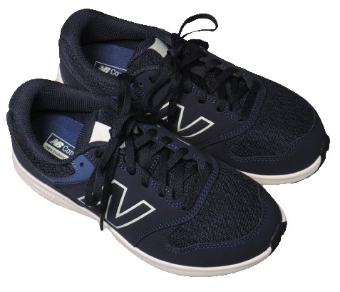 【靴のHOSHIKAWA】  『New Balance WW550』 ニューバランス スニーカー レースアップ ネイビー 22cm〜25.5cm 2E レディース 合皮