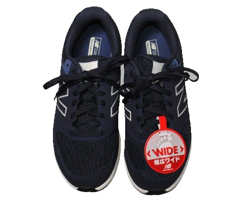 【靴のHOSHIKAWA】  『New Balance WW550』 ニューバランス スニーカー レースアップ ネイビー 22cm〜25.5cm 2E レディース 合皮