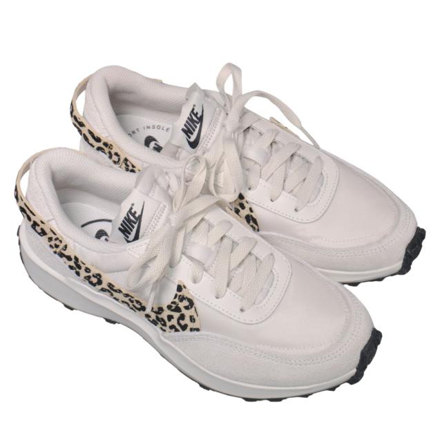 【靴のHOSHIKAWA】  『NIKE HF1856』 ナイキ スニーカー WAFFLE DEBUT 22.5cm〜26cm レディース サミットホワイト 001 ランニングシューズ 本革 合皮
