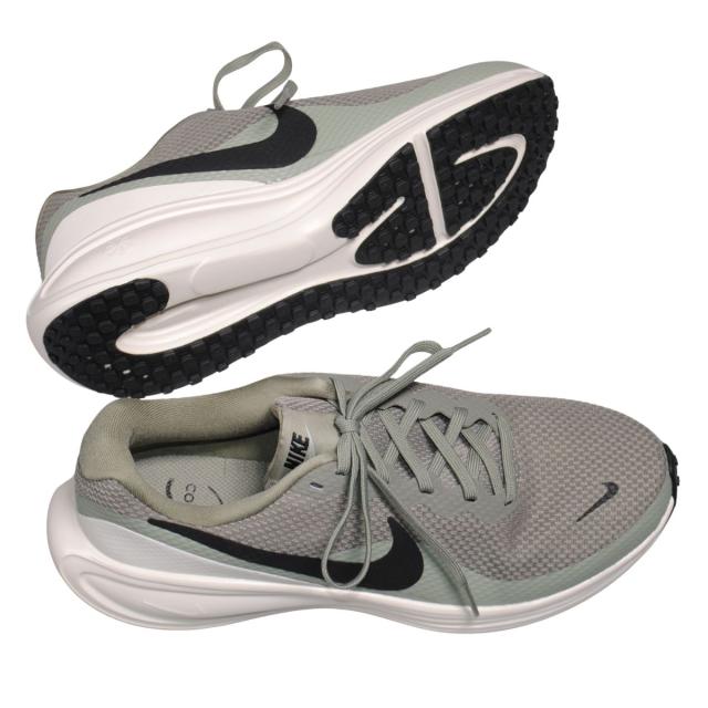 【靴のHOSHIKAWA】  『NIKE HJ9198』 ナイキ ランニングシューズ レボリューション8 24.5cm〜32cm メンズ ライトアーミー/ブラック 室内屋外兼用 トレーニング 合成繊維 軽い