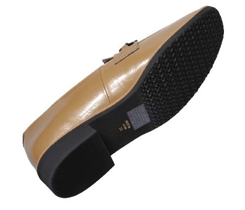 【靴のHOSHIKAWA】  『VITA NOVA 1420』 ヴィタノバ ローファー 22cm〜24.5cm レディース ダークオーク エナメル タッセル ローヒール 国産 フラット底