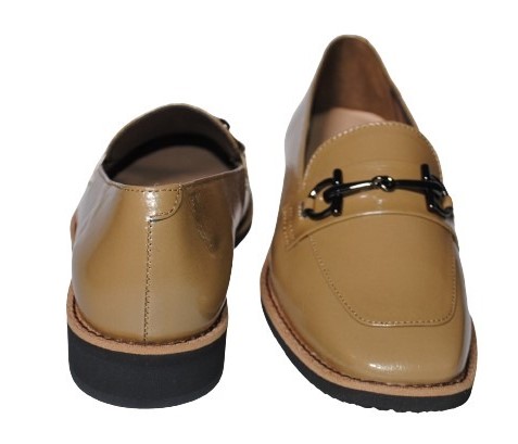 【靴のHOSHIKAWA】  『VITA NOVA 1420』 ヴィタノバ ローファー 22cm〜24.5cm レディース ダークオーク エナメル タッセル ローヒール 国産 フラット底