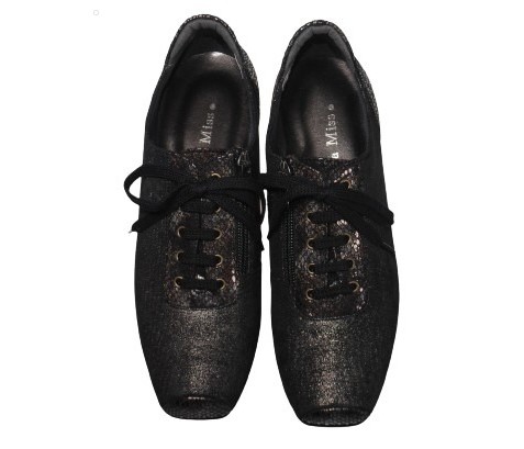 【靴のHOSHIKAWA】  『Dona Miss 4011』 ドナミス レースアップ 21.5cm〜25cm EEE FAクロ レディース カジュアル レザーシューズ 国産 天然皮革