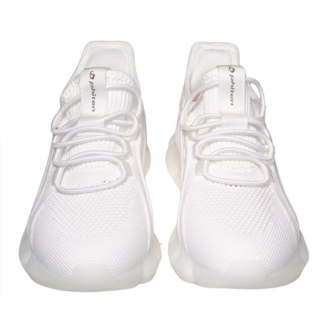 【靴のHOSHIKAWA】  『phiten PHL-003』 ファイテン スニーカー 22.5cm〜25cm レディース 手を使わない ゴムレース スリッポン 合皮 疲れない 軽量