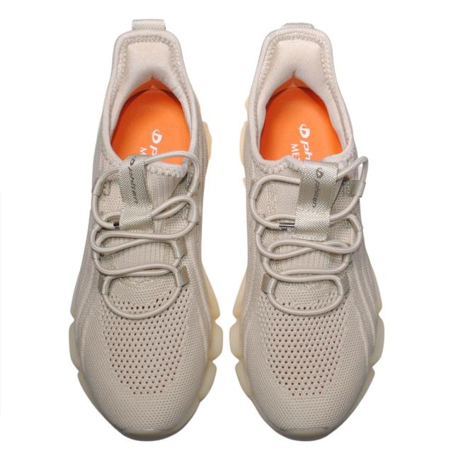 【靴のHOSHIKAWA】  『phiten PHL-003』 ファイテン スニーカー 22.5cm〜25cm レディース 手を使わない ゴムレース スリッポン 合皮 疲れない 軽量