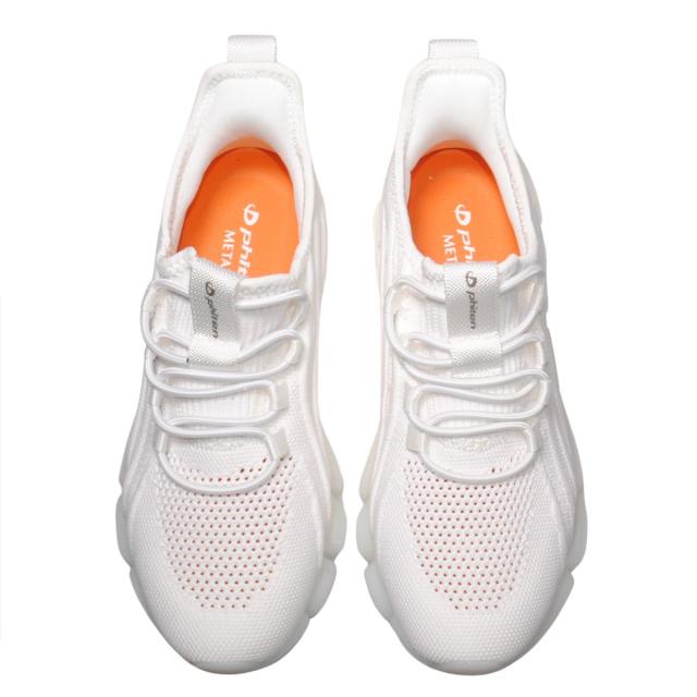 【靴のHOSHIKAWA】  『phiten PHL-003』 ファイテン スニーカー 22.5cm〜25cm レディース 手を使わない ゴムレース スリッポン 合皮 疲れない 軽量