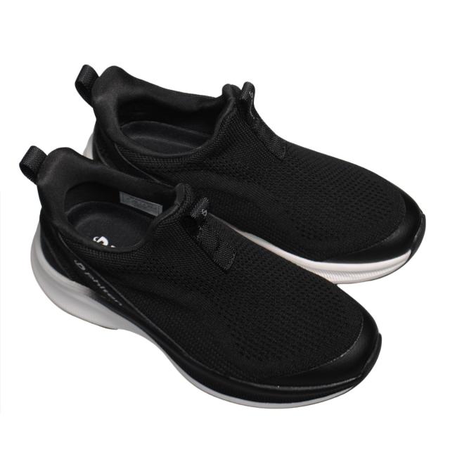 【靴のHOSHIKAWA】  『phiten PHL-002』 ファイテン スニーカー 22.5cm〜25cm レディース 手を使わない 紐無し スリッポン 合皮 疲れない 軽量