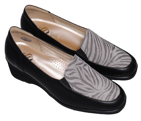 【靴のHOSHIKAWA】  『SALON DE GRES 18620』 サロンドグレー ライトグレー 21.5cm〜25cm EEEE ローファー スクエアトゥ 牛革 日本製