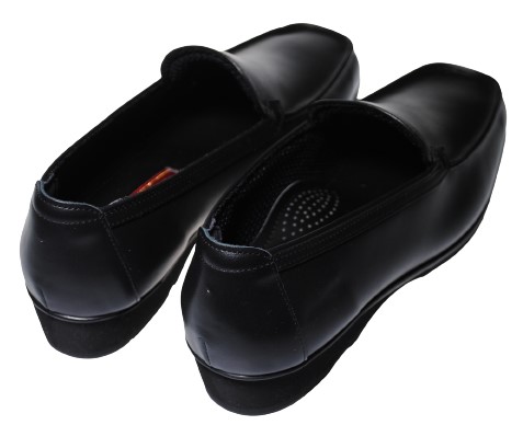 【靴のHOSHIKAWA】  『SALON DE GRES 13220』 サロンドグレー ブラック 21.5cm〜25cm EEE ローファー スクエアトゥ 牛革 日本製