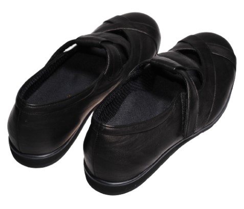 【靴のHOSHIKAWA】  『SALON DE GRES 5065』 サロンドグレー コンフォートシューズ 21.5cm〜25cm EEEEE レディース マジックテープ 日本製 牛革