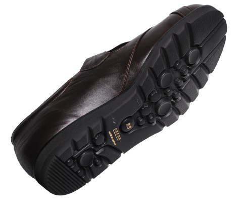 【靴のHOSHIKAWA】  『SALON DE GRES 5065』 サロンドグレー コンフォートシューズ 21.5cm〜25cm EEEEE レディース マジックテープ 日本製 牛革