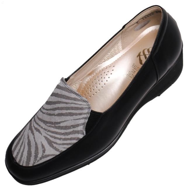 【靴のHOSHIKAWA】  『SALON DE GRES 18620』 サロンドグレー ライトグレー 21.5cm〜25cm EEEE ローファー スクエアトゥ 牛革 日本製