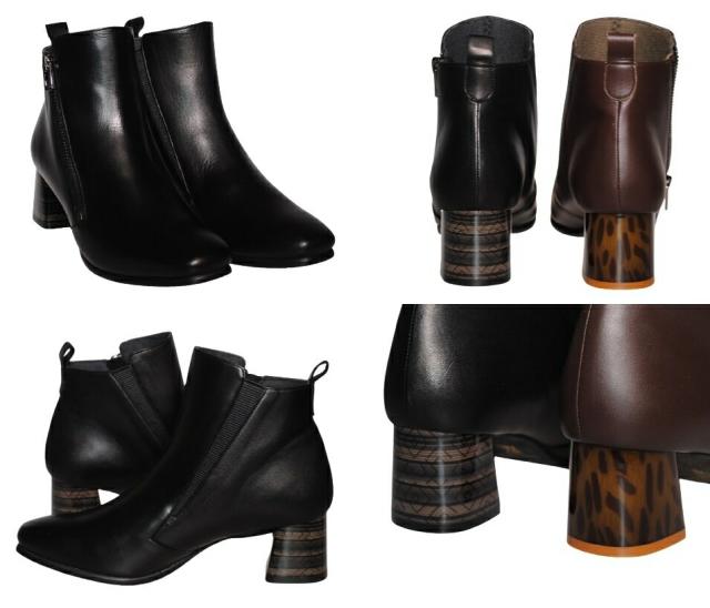 【靴のHOSHIKAWA】  『NINE DI NINE 1984』 ナインディナイン ブーツ 21.5cm〜24.5cm EEE マロンBR ショートブーツ ショート丈 ヒール 本革 国産 秋冬