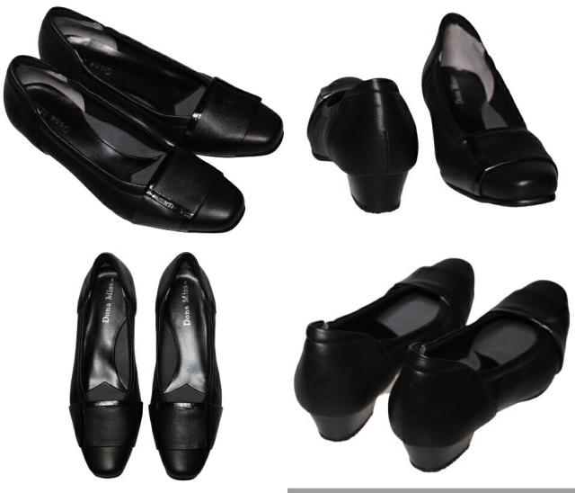 Dona Miss 5830 22cm〜25cm EEE ドナミス パンプス レディース Nベージュ バックル ローヒール エナメル ビジネス 国産 本革 秋冬 靴のHOSHIKAWA 『Dona Miss 5830』 22cm〜25cm EEE ドナミス