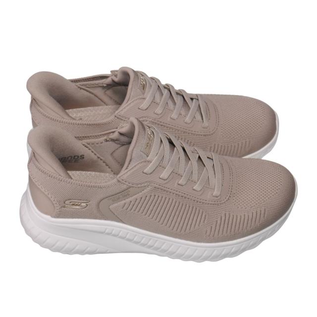 【靴のHOSHIKAWA】  『SKECHERS SPORTL 117497W』 スケッチャーズ スニーカー 22.5cm〜26.5cm レディース BOBS Sport スリッポン ストレッチ トープ 合皮 軽量