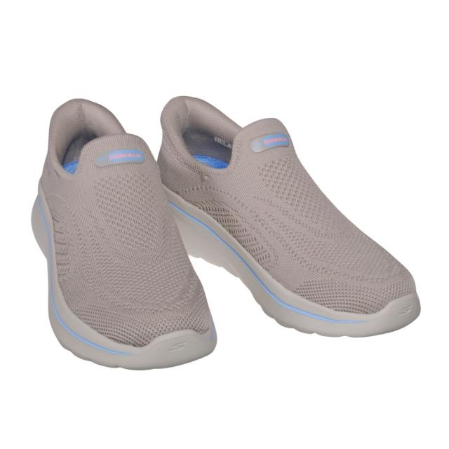 【靴のHOSHIKAWA】  『SKECHERS SPORTL 125843』 スケッチャーズ スニーカー 22.5cm〜26cm レディース GO WALK ARCH FIT スリッポン ストレッチ トープ 合皮 軽量