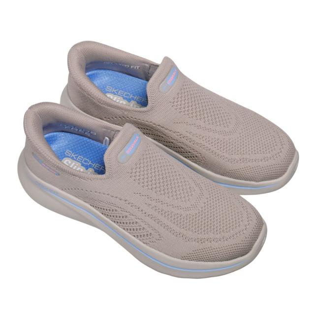 【靴のHOSHIKAWA】  『SKECHERS SPORTL 125843』 スケッチャーズ スニーカー 22.5cm〜26cm レディース GO WALK ARCH FIT スリッポン ストレッチ トープ 合皮 軽量