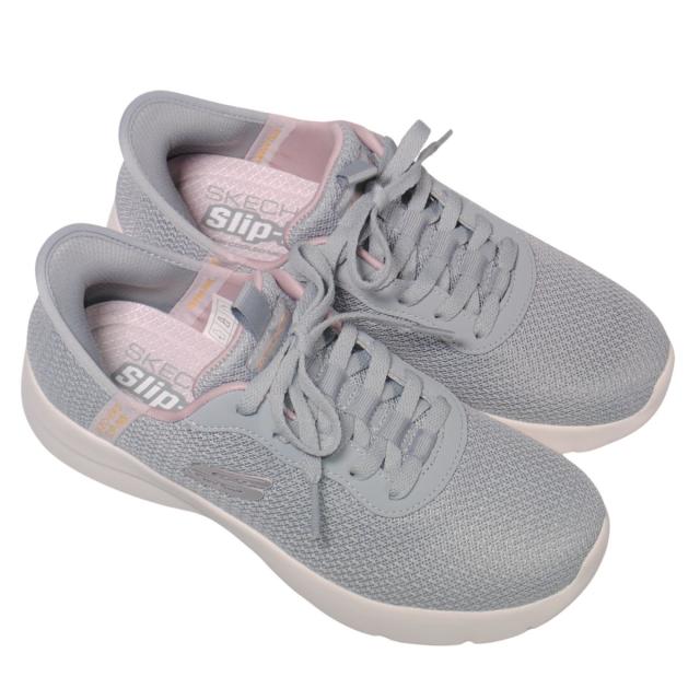 【靴のHOSHIKAWA】  『SKECHERS SPORTL 150480』 スケッチャーズ スニーカー 22.5cm〜26cm レディース スリップイン グレー レースアップ 運動靴 合成繊維 軽量
