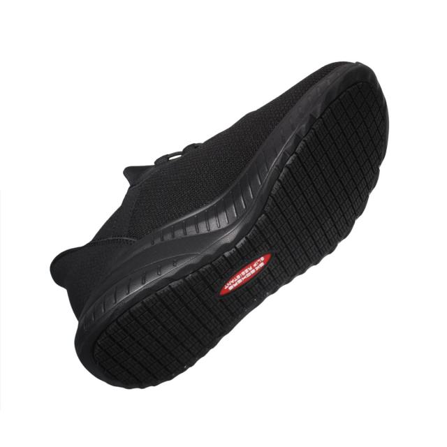 【靴のHOSHIKAWA】  『SKECHERS 200254W』 スケッチャーズ スニーカー 24.5cm〜29cm メンズ スリップインズ ブラック 立ったまま履ける 合皮