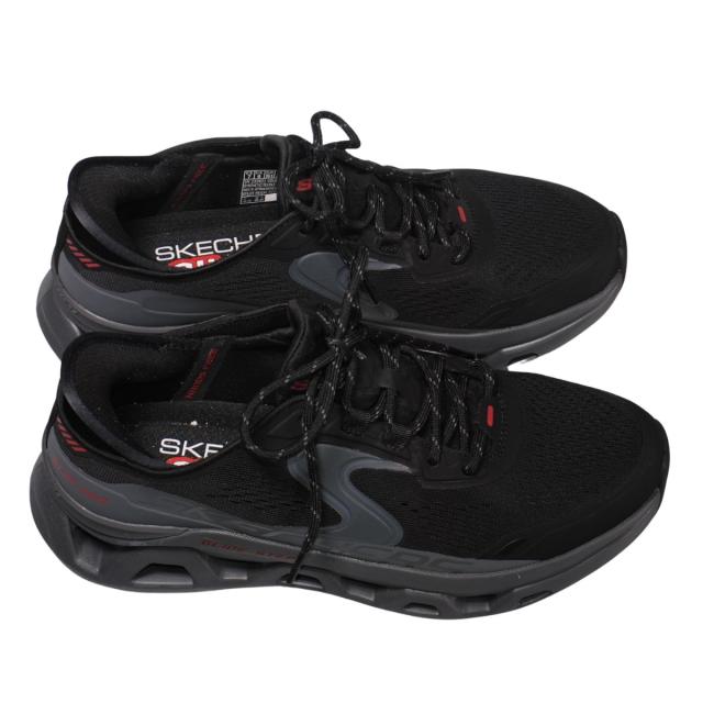 【靴のHOSHIKAWA】  『SKECHERS 232921』 スケッチャーズ スニーカー スリップインズ メンズ 24.5cm〜29cm ブラック グライドステップ アルタス 立ったまま履ける 合皮