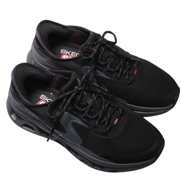 【靴のHOSHIKAWA】  『SKECHERS 232921』 スケッチャーズ スニーカー スリップインズ メンズ 24.5cm〜29cm ブラック グライドステップ アルタス 立ったまま履ける 合皮