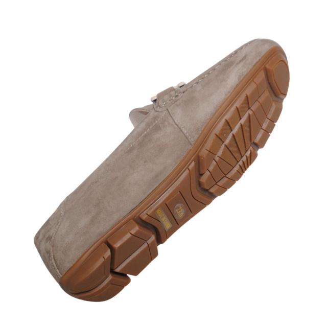 【靴のHOSHIKAWA】  『Dona Miss 10029-1Y』 21.5cm〜25cm レディース ドナミス ローファー スウェード オーク フラット スクエアトウ 低反発クッション 本革 秋冬