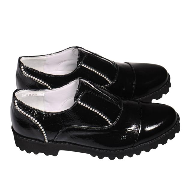 【靴のHOSHIKAWA】  『Dona Miss 2070』 ドナミス ローファー 21.5cm〜24.5cm EEE クロエナメル カジュアル レディース スリッポン 日本製 厚底