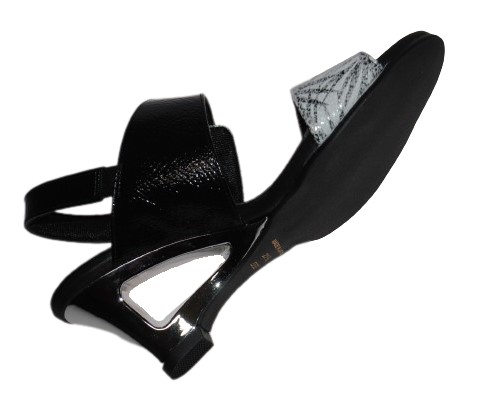 【靴のHOSHIKAWA】  『NINE DI NINE 2341』 ナインティナイン バックバンドサンダル 21.5cm〜24.5cm EEE ホワイト ウェッジヒール 国産 本革 春夏