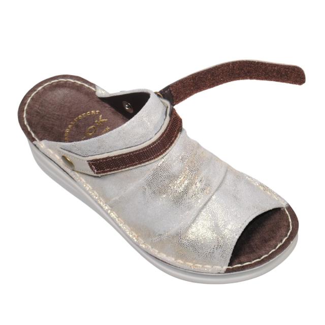 靴のHOSHIKAWA】 『A-OK 40398W』 エーオーケー サボサンダル S M L 2L