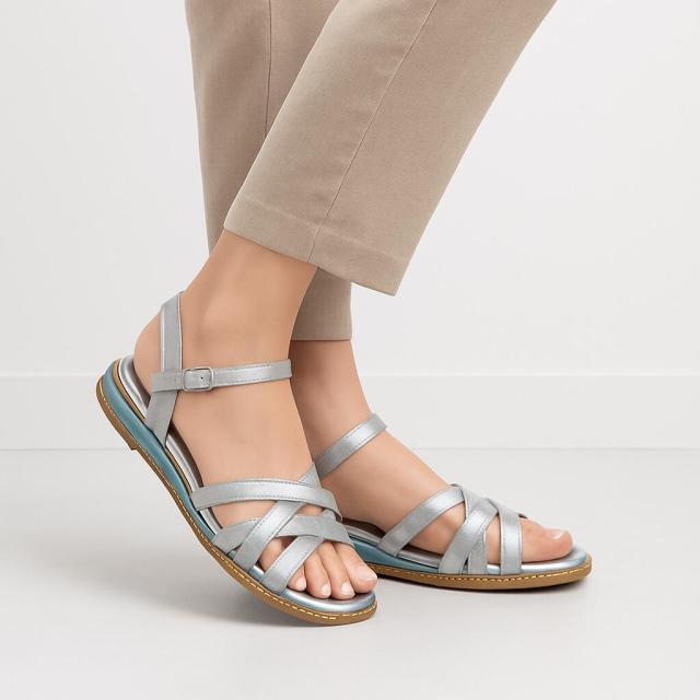 【靴のHOSHIKAWA】  『Dona Miss 6907』 ドナミス サンダル 22.5cm〜24.5cm EEE  レディース ブラック クリスタルヒール バックベルト ストラップ 国産 厚底 本革 春夏