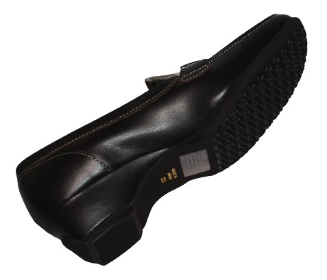 【靴のHOSHIKAWA】  『VITA NOVA 9912』 ヴィタノバ ローファー 21.5cm〜24.5cm レディース  エナメル ダークブラウンC スクエアトゥ ローヒール 日本製 牛革