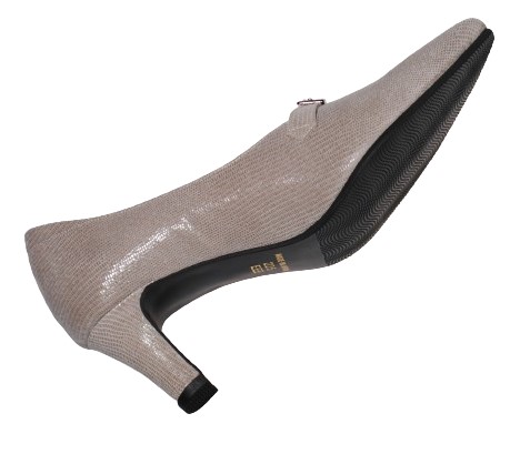 【靴のHOSHIKAWA】  『Dona Miss 9929』 21.5cm〜25cm EEE ドナミス パンプス レディース グレージュ ウェッジソール インヒール 本革 日本製