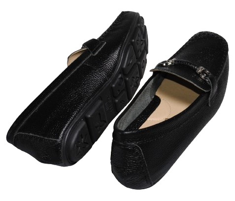 【靴のHOSHIKAWA】  『to be continued 70022』 22.5cm〜24.5cm EEE レディース ドライビングシューズ ブラック スリッポン 牛革 カジュアル オールシーズン