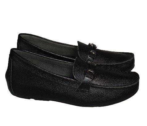 【靴のHOSHIKAWA】  『to be continued 70022』 22.5cm〜24.5cm EEE レディース ドライビングシューズ ブラック スリッポン 牛革 カジュアル オールシーズン