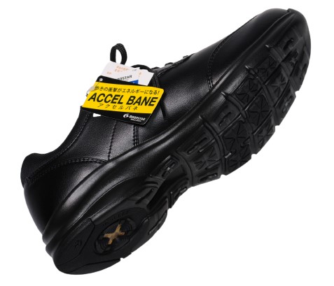 【靴のHOSHIKAWA】  『WORLD MARCH WM3125』 ワールドマーチ ブラック 24.5cm〜30cm EEEE メンズ 紳士靴 ビジネス 防水 幅広 ファスナー 紐靴 ドライ