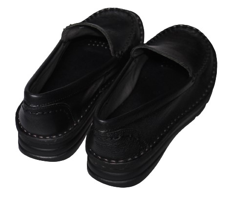 【靴のHOSHIKAWA】  『Yukiko Kimijima 3746』 キミジマユキコ レザースニーカー 22cm〜24.5cm EEEE ブラック レディース スリッポン ゴム紐 本革 カジュアル