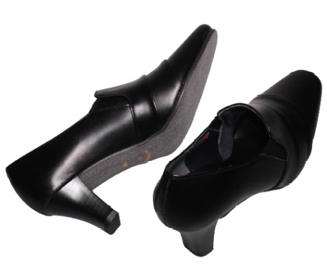 【靴のHOSHIKAWA】  『Yukiko Kimijima 8410』 ユキコキミジマ ブラック 22cm〜24.5cm EEE パンプス レディース ローヒール フォーマル ビジネス 冠婚葬祭 日本製 牛革