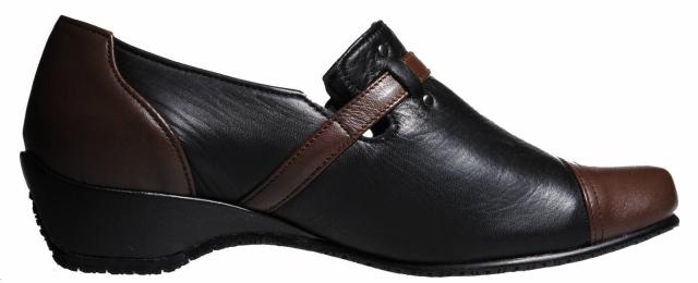 【靴のHOSHIKAWA】  『Yukiko Kimijima 7072』 ユキコキミジマ スリッポン 22cm〜24.5cm EEE クロブラウン レディース ローファー ウェッジソール 国産 本革