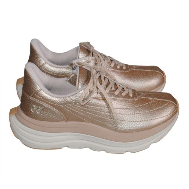 【靴のHOSHIKAWA】  『YONEX SHWL128』 ヨネックス スニーカー 22cm〜25cm 3.5E レディース ゴールド ウォーキングシューズ 合皮 巾広