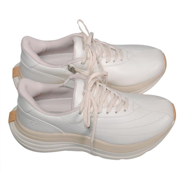 【靴のHOSHIKAWA】  『YONEX SHWL128』 ヨネックス スニーカー 22cm〜25cm 3.5E レディース オフホワイ ウォーキングシューズ 合皮 巾広