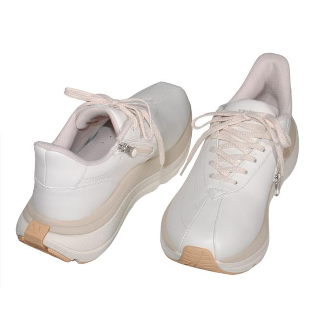 【靴のHOSHIKAWA】  『YONEX SHWL128』 ヨネックス スニーカー 22cm〜25cm 3.5E レディース オフホワイ ウォーキングシューズ 合皮 巾広