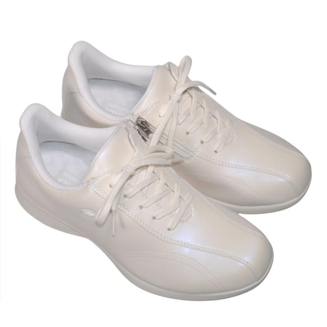 【靴のHOSHIKAWA】  『YONEX SHWL130W』 ヨネックス スニーカー 22cm〜25cm 4.5E レディース パールホワイト ウォーキングシューズ 合皮 巾広