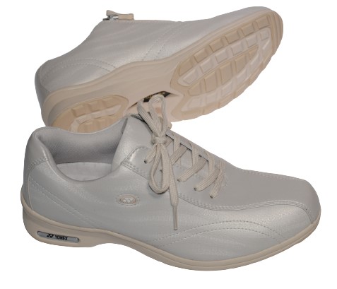 【靴のHOSHIKAWA】  『YONEX SHWL30F 684』 ヨネックス スニーカー 22cm〜25cm 3.5E レディース パールベージュ ウォーキングシューズ ファスナー 合皮