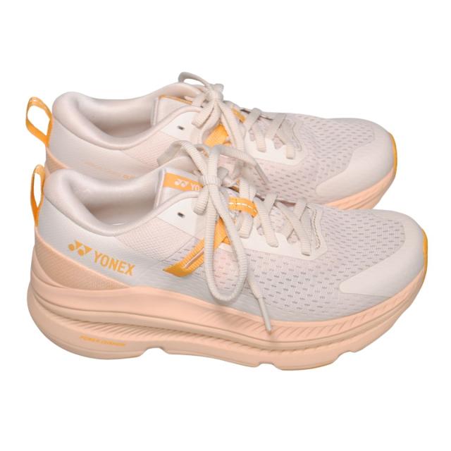 【靴のHOSHIKAWA】  『YONEX SHRGL1L』 ヨネックス スニーカー 22cm〜26cm レディース シャーベットオレンジ レースアップ ランニングシューズ 通気性がいい 合皮 軽量 靴のHOSHIKAWA】 『YONEX SHRGL1L』 ヨネックス スニーカー 22cm〜26cm