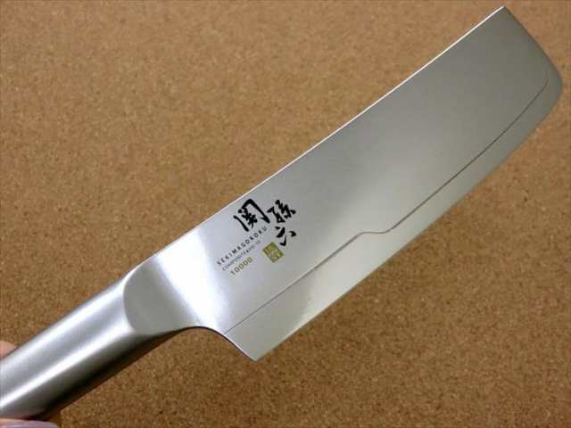 関の刃物 菜切り包丁 16.5cm (165mm) 貝印 関孫六 10000ST 三層鋼 ステンレスクラッド複合材 ハイカーボンステンレス刃物鋼  オールステンレス 家庭用の野菜全般を切る両刃包丁 キャベツの千切り 大根のかつらむきなど 国産日本製の通販はau PAY マーケット - 関の刃物専門  ...